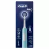 Oral-B Pro 1 Sensitive Clean Escova de dentes elétrica para adultos, rotativa-oscilante, azul