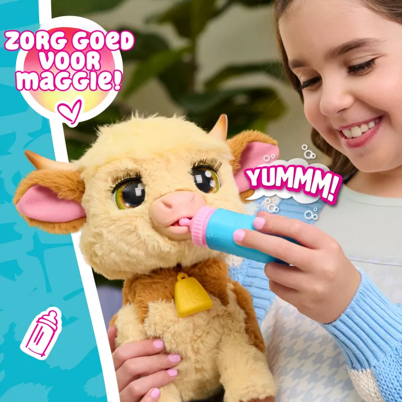 Just Play FurReal Maggie, vaca, 4 ano(s), Interativo, AA, pilhas incluídas