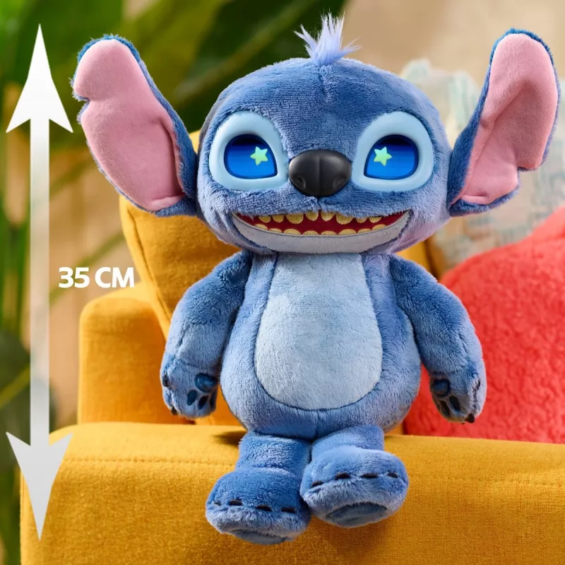 Just Play Disney Stitch – Many Moods Stitch, figura, 3 ano(s), Interativo, Com som, AA