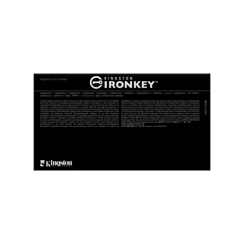 Kingston Technology IronKey 512GB D500S FIPS 140-3 Lvl 3 AES-256