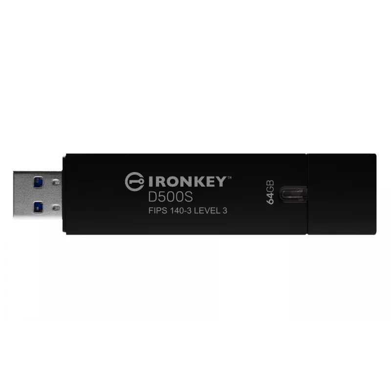 Pen drive USB Kingston Technology IronKey 64GB D500S FIPS 140-3 AES-256