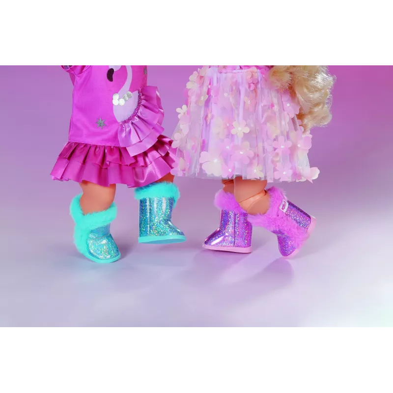 Botas brilhantes BABY born 2 modelos sortidos 43 cm sapatos para boneca