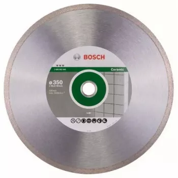 Disco de serra circular Bosch 35 cm (350 mm) de diâmetro, furo 30 mm, para azulejos cerâmicos macios, 1 unid.