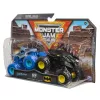 Monster Jam, camiões monstro oficiais Batman vs. Megalodon em metal fundido, escala 1:64, brinquedo para rapazes a partir dos 3 anos