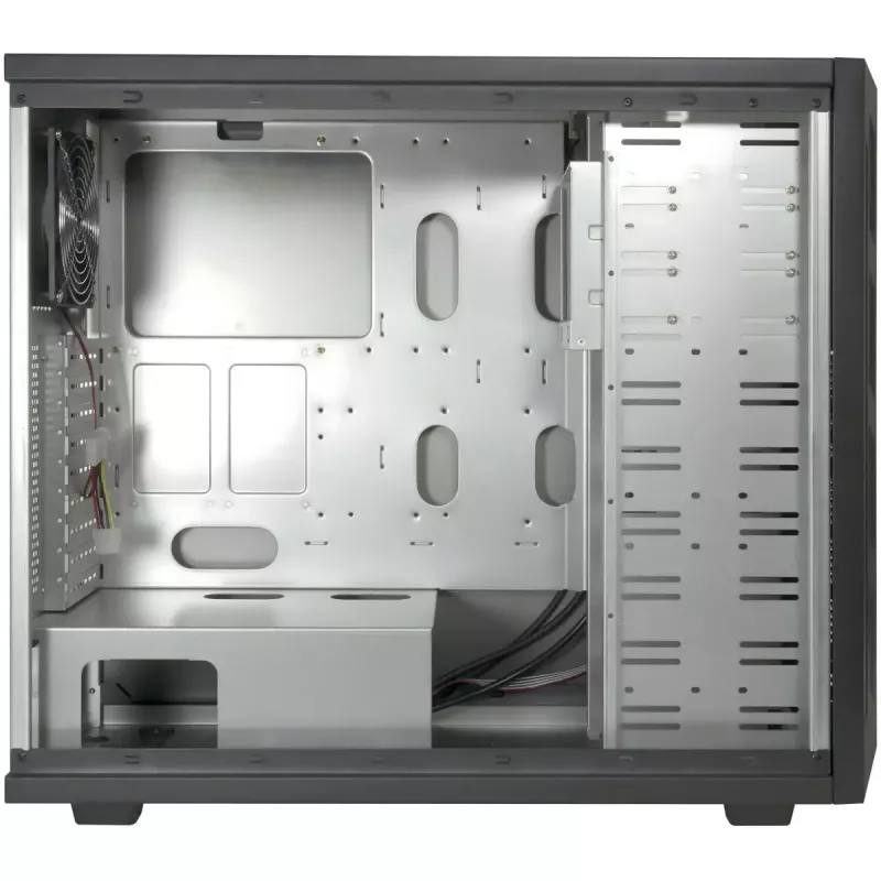 Caixa de computador INTER-TECH 88887382 Micro Tower Preto — Micro Tower, suporta ATX/EATX/SSI EEB/Micro ATX/Mini-ITX, 7×3,5 polegadas baías, 2×2,5 polegadas baías, 10×5,25 polegadas baías, 2×USB 3.2 Gen1