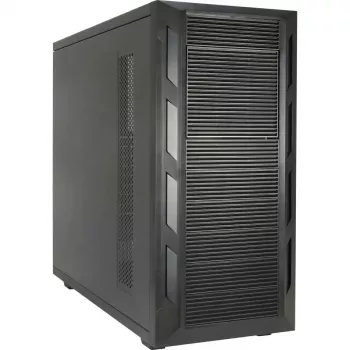 Caixa de computador INTER-TECH 88887382 Micro Tower Preto — Micro Tower, suporta ATX/EATX/SSI EEB/Micro ATX/Mini-ITX, 7×3,5 polegadas baías, 2×2,5 polegadas baías, 10×5,25 polegadas baías, 2×USB 3.2 Gen1