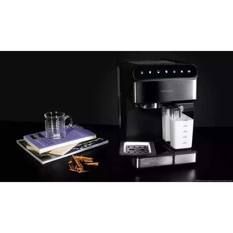 Máquina de café expresso CECOTEC Power Instant-ccino 20 Touch – automática, depósito de água de 1,4 L, 2 chávenas, 1350 W