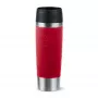 Caneca de viagem EMSA Travel Mug Classic N2022200 500 ml preto, vermelho, aço inoxidável aço inoxidável