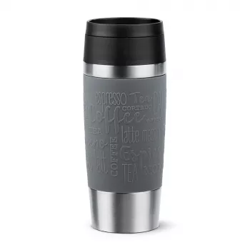 Caneca de viagem EMSA Travel Mug Classic 360 ml cinzento aço inoxidável