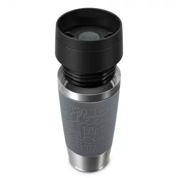 Caneca de viagem EMSA Travel Mug Classic 360 ml cinzento aço inoxidável