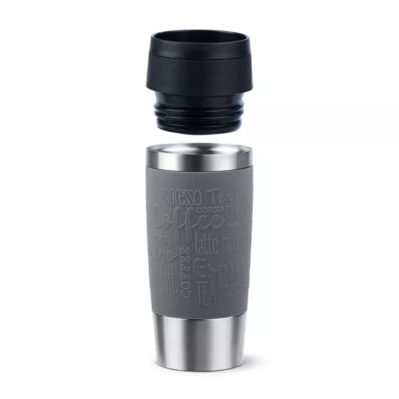 Caneca de viagem EMSA Travel Mug Classic 360 ml cinzento aço inoxidável