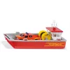 Siku barco de trabalho dos bombeiros modelo de barco de bombeiros pré-montado 1:50