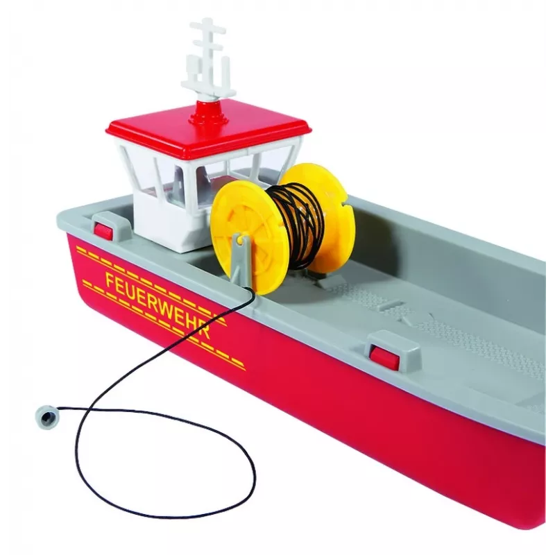 Siku barco de trabalho dos bombeiros modelo de barco de bombeiros pré-montado 1:50
