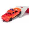 Siku barco de trabalho dos bombeiros modelo de barco de bombeiros pré-montado 1:50