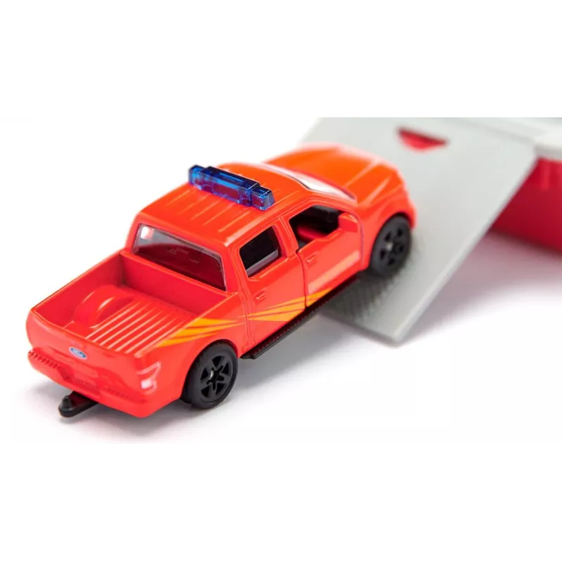 Siku barco de trabalho dos bombeiros modelo de barco de bombeiros pré-montado 1:50