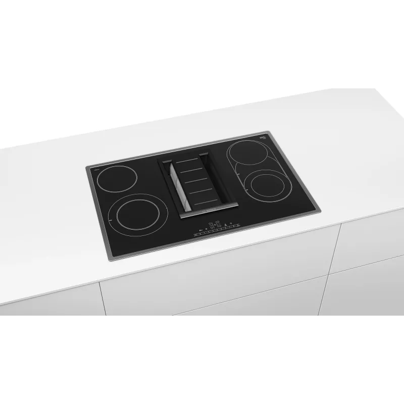 Placa de cozinhar Bosch PKM845F11E preta encastrar placa de indução 4 zona(s)