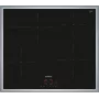 Placa de cozinhar Siemens iQ300 EH645BFB6E preta, aço inoxidável encastrar 60 cm placa de indução por zonas 4 zona(s)