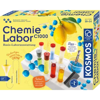 Kosmos Chemielabor C1000, kit de experiências, química, 10 ano(s)
