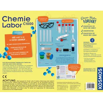 Kosmos Chemielabor C1000, kit de experiências, química, 10 ano(s)