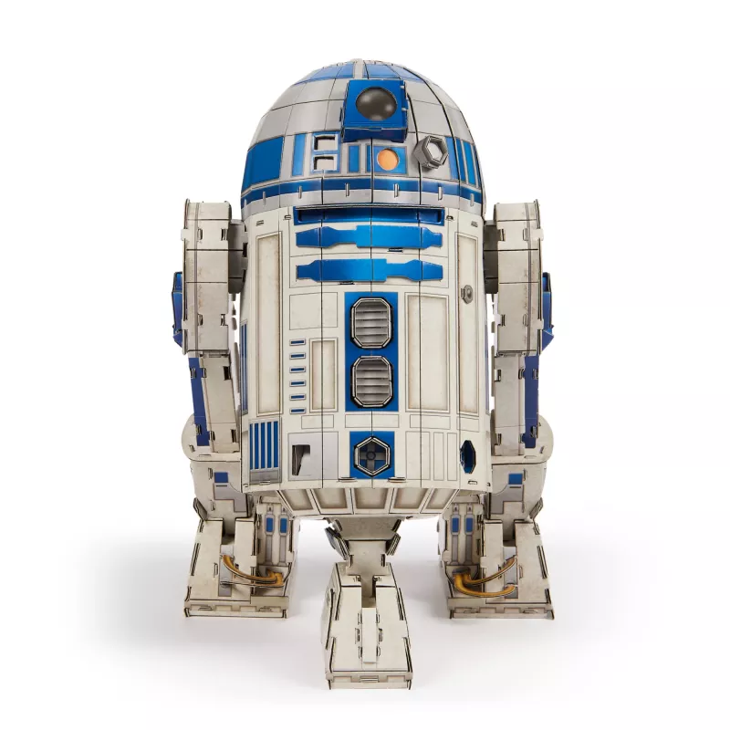4D Build, Star Wars R2-D2 kit de montagem em cartão 201 peças | decoração de secretária Star Wars | brinquedo de construção | kits de montagem 3D para adultos e jovens a partir dos 12 anos