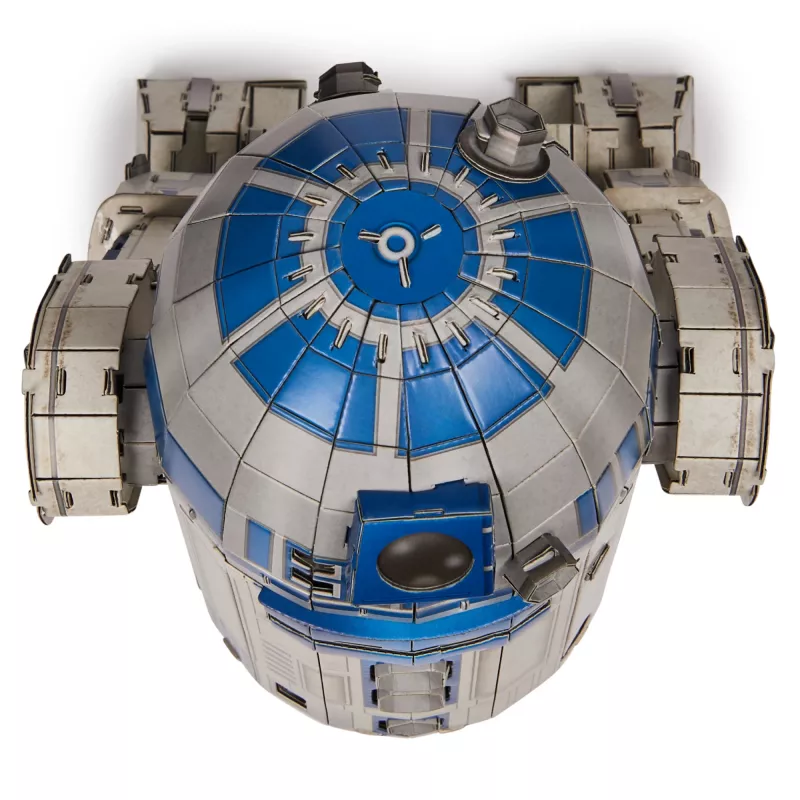 4D Build, Star Wars R2-D2 kit de montagem em cartão 201 peças | decoração de secretária Star Wars | brinquedo de construção | kits de montagem 3D para adultos e jovens a partir dos 12 anos
