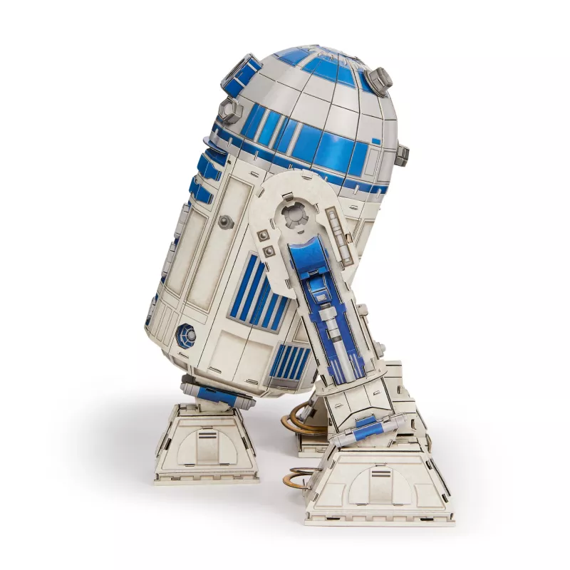 4D Build, Star Wars R2-D2 kit de montagem em cartão 201 peças | decoração de secretária Star Wars | brinquedo de construção | kits de montagem 3D para adultos e jovens a partir dos 12 anos