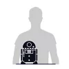 4D Build, Star Wars R2-D2 kit de montagem em cartão 201 peças | decoração de secretária Star Wars | brinquedo de construção | kits de montagem 3D para adultos e jovens a partir dos 12 anos