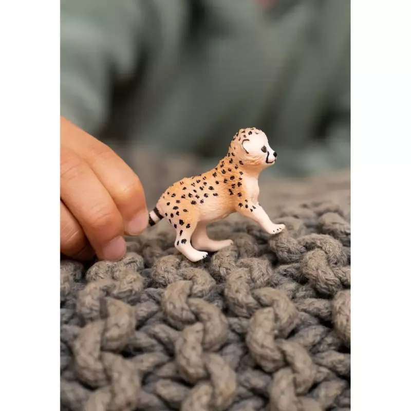 Figura Schleich WILD LIFE Cria de guepardo Modelo 14866, castanho, para crianças a partir dos 3 anos