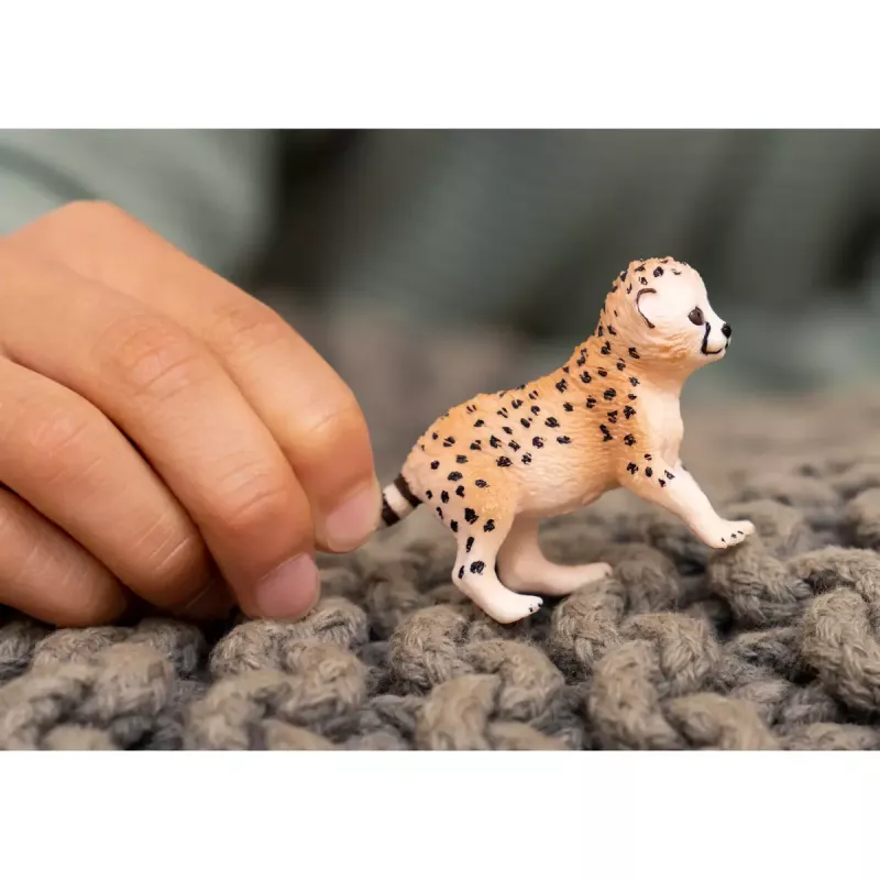 Figura Schleich WILD LIFE Cria de guepardo Modelo 14866, castanho, para crianças a partir dos 3 anos