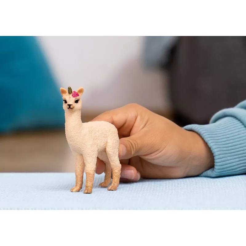 Figura Schleich BAYALA Cria de lhama-unicórnio, castanho, a partir dos 5 anos
