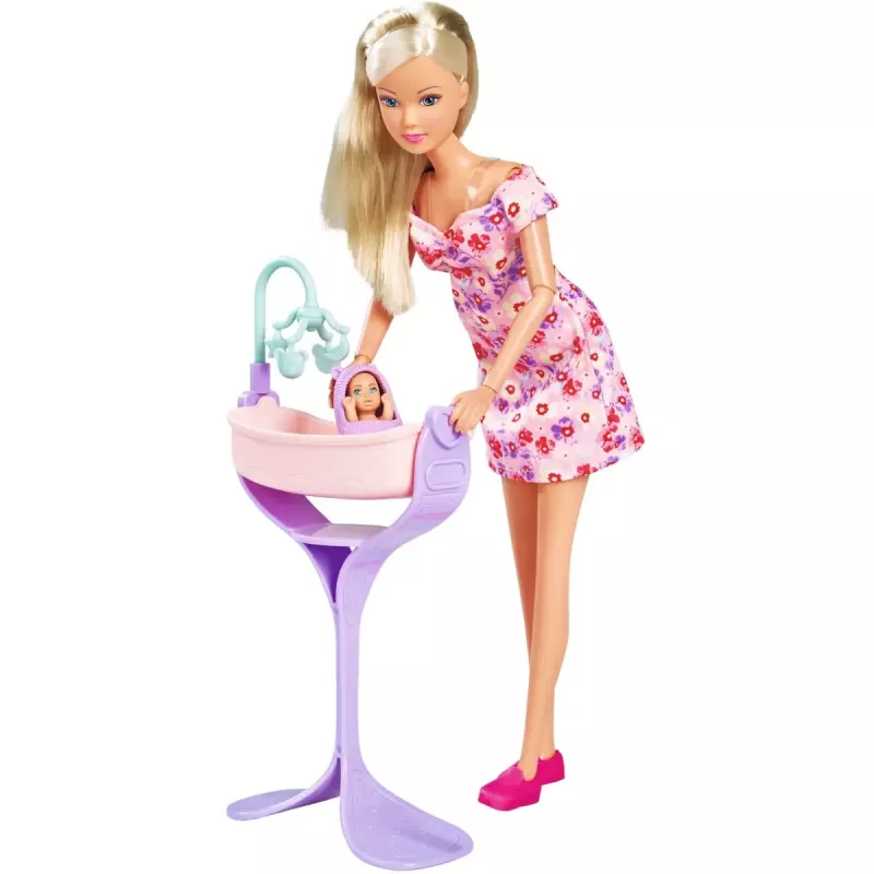 Boneca Simba‑Dickie Steffi LOVE Hello Baby 12 polegadas (105733680)