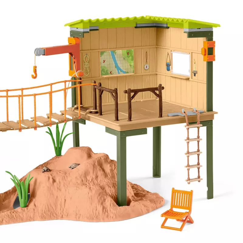 Estação de aventura do guarda-florestal Zoo schleich WILD LIFE Multicolor 3-8 anos