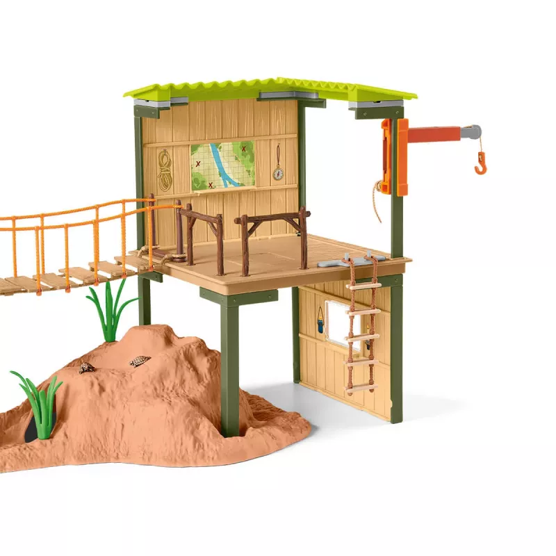 Estação de aventura do guarda-florestal Zoo schleich WILD LIFE Multicolor 3-8 anos