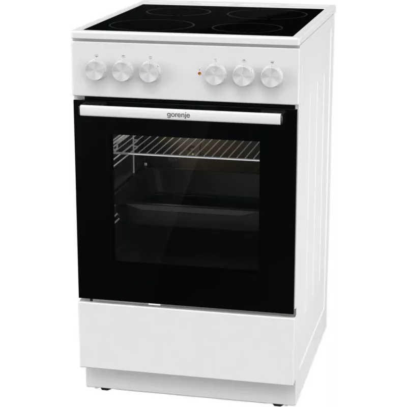 Gorenje GEC5A21WG Fogão independente elétrico placa vitrocerâmica branco