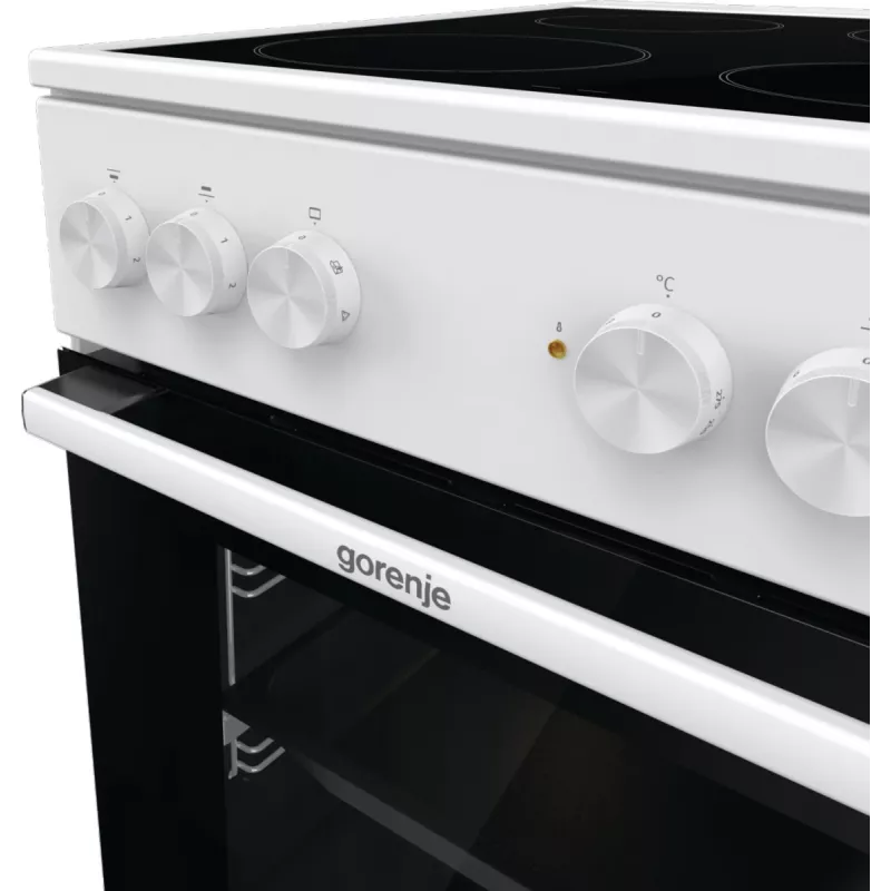 Gorenje GEC5A21WG Fogão independente elétrico placa vitrocerâmica branco