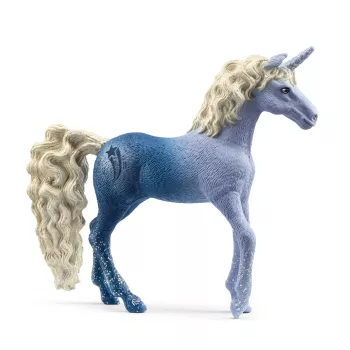 Figura colecionável Schleich unicórnio Shooting Star, plástico, azul, a partir de 5 anos