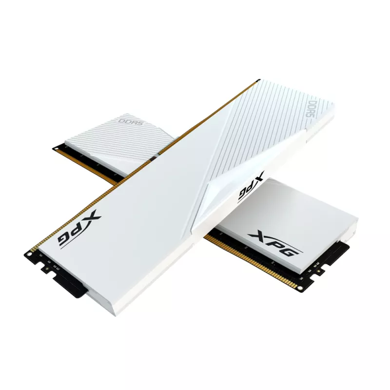 DIMM 32 GB DDR5-6000 (2x 16 GB) Dual-Kit (branco, AX5U6000C3016G-DCLARWH, Lancer RGB, INTEL XMP)