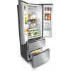 Frigorífico side-by-side Hisense RF632N4WIE independente 485 L cinzento, aço inoxidável