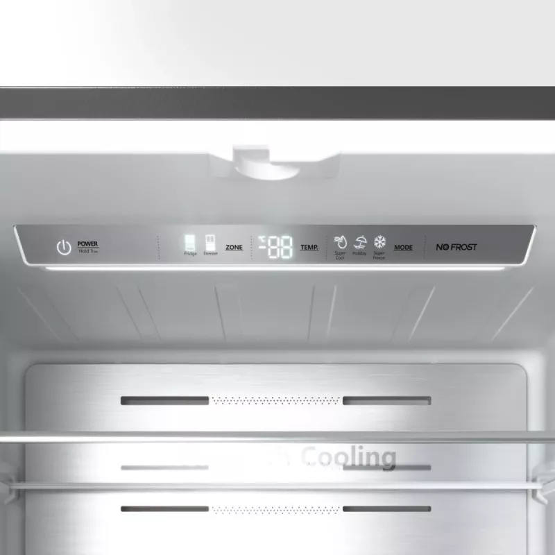 Frigorífico side-by-side Hisense RF632N4WIE independente 485 L cinzento, aço inoxidável