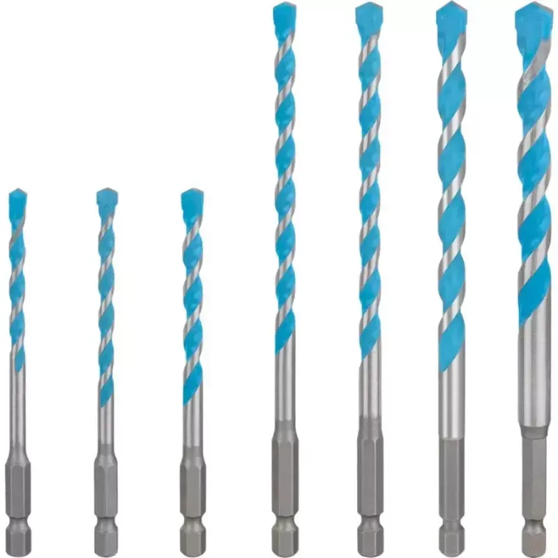 Conjunto de brocas Bosch EXPERT HEX-9 MultiConstruction, 7 peças (Ø5, 5.5, 6, 7, 8, 10 mm)