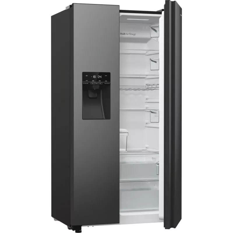 Frigorífico side-by-side Hisense RS5P535NTFE independente 566 L preto