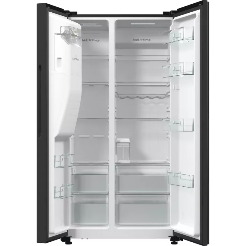 Frigorífico side-by-side Hisense RS5P535NTFE independente 566 L preto