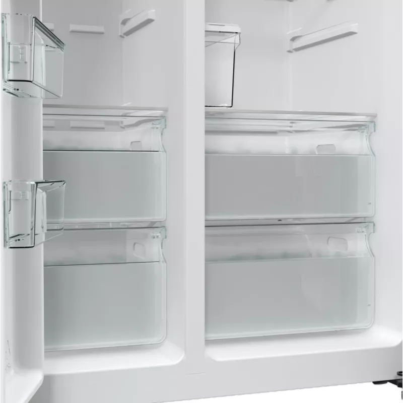 Frigorífico side-by-side Hisense RS5P535NTFE independente 566 L preto