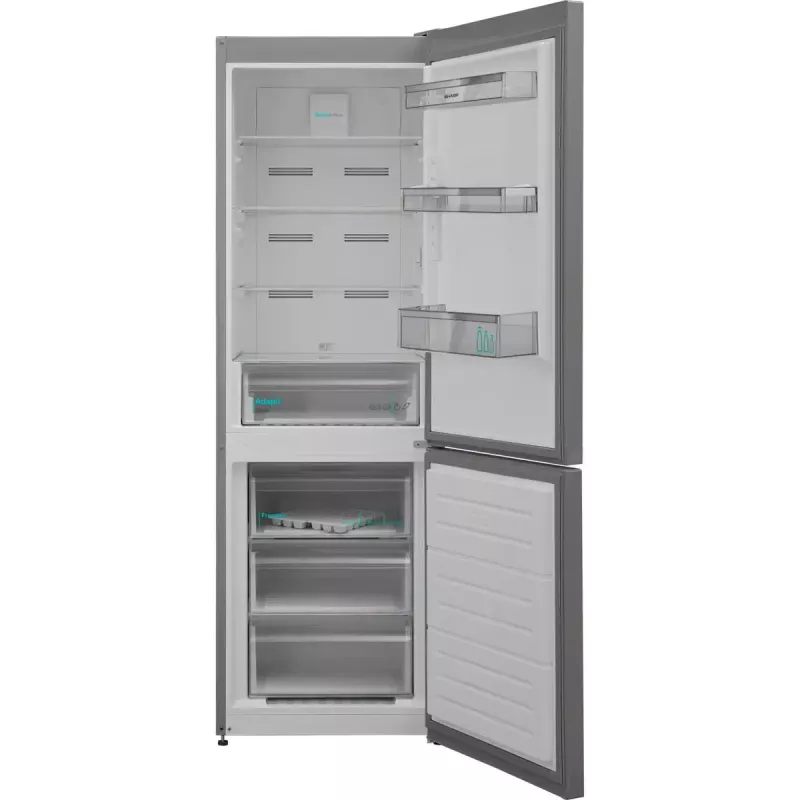 Sharp SJ-BA09RMXLC-EU, combinado frigorífico-congelador (aço inoxidável)