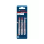 Bosch 2 608 900 565 Lâmina de serra tico-tico/sabre/recíproca lâmina de serra tico-tico metal duro 3 unid.