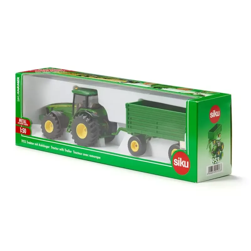 Veículo de brincar trator Siku 1953 — metal e plástico, verde, idade recomendada 3+
