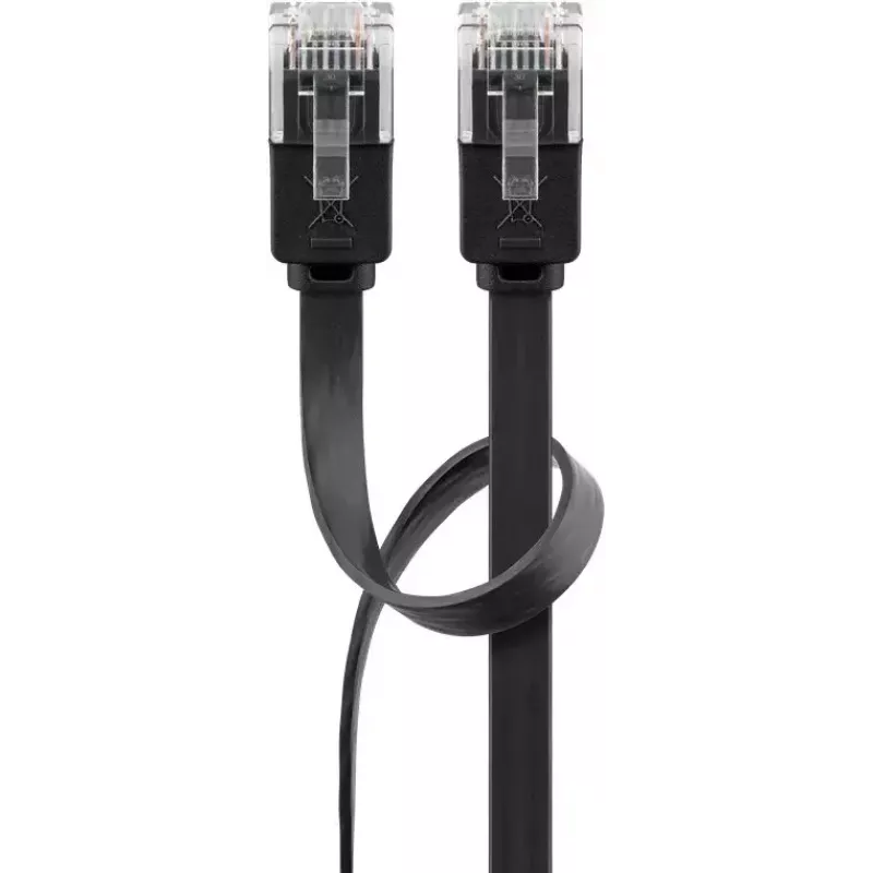 Cabo de rede Goobay 95380 RJ-45 Cat6 1 m preto