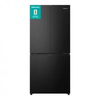 Hisense RQ5P470SAFD de instalação livre 483 L preto, aço inoxidável