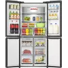 Hisense RQ5P470SAFD de instalação livre 483 L preto, aço inoxidável