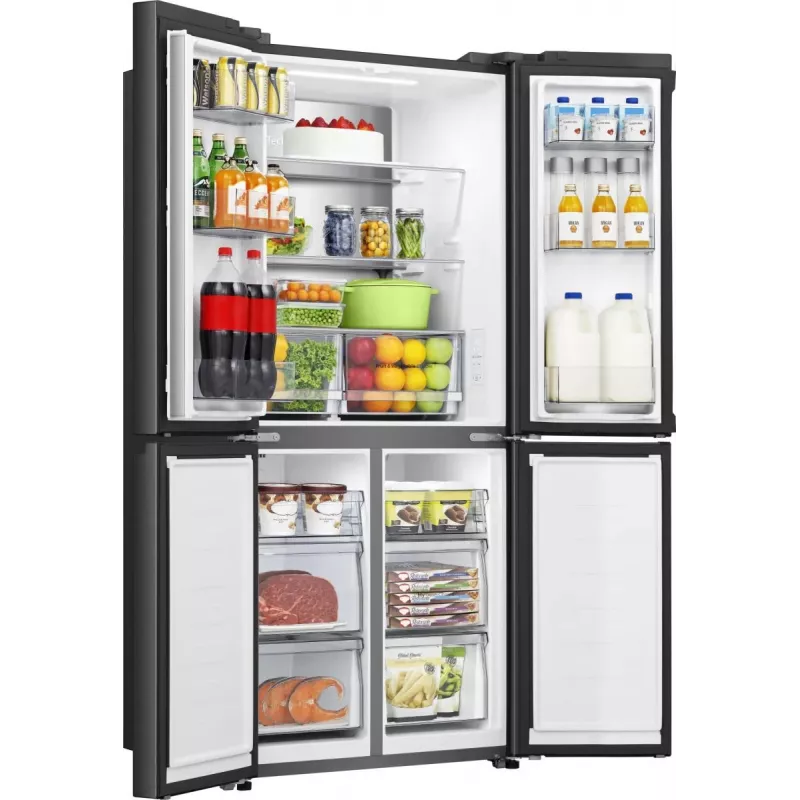 Hisense RQ5P470SAFD de instalação livre 483 L preto, aço inoxidável